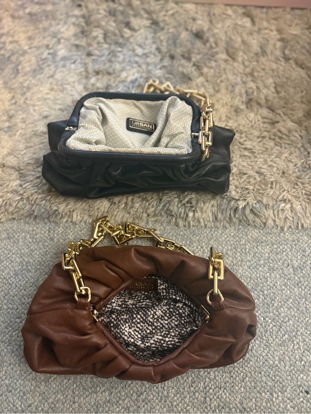 Fall bags Urban Expressions Brown & Black Chain-Handle
